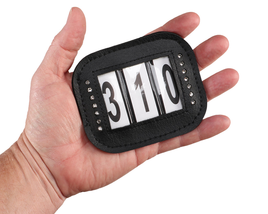 STC Three Number Holders w/Velcro & Pin Fastening