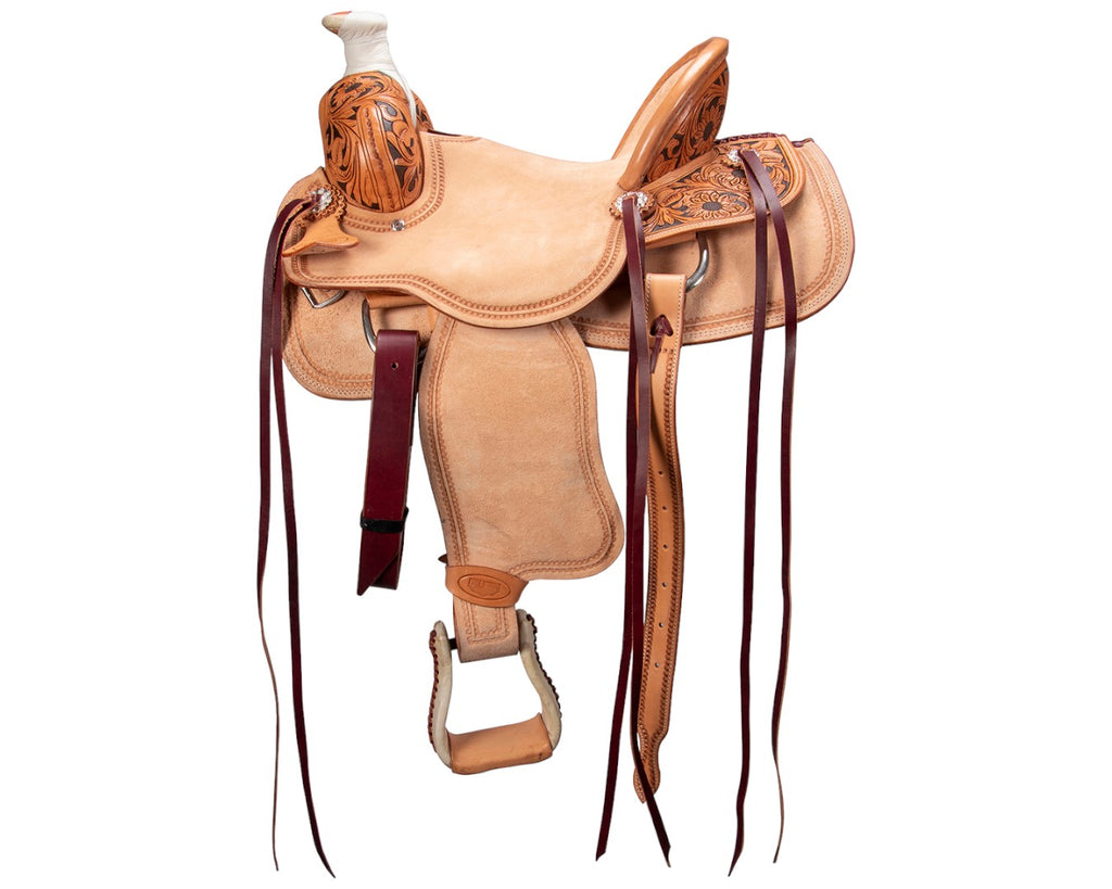 Fort Worth Rough Out Roper Saddle