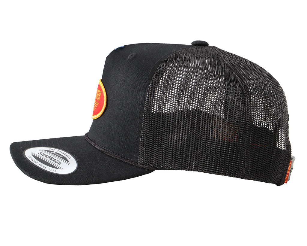 Fort Worth Patch Trucker Cap - Black