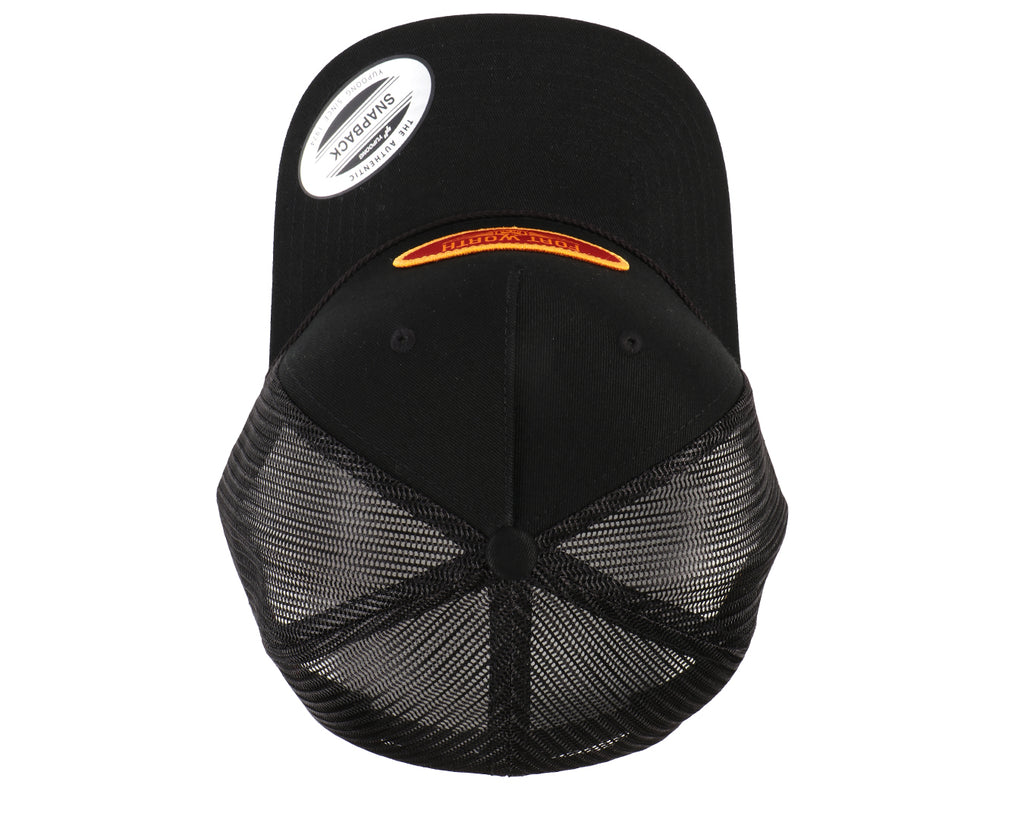 Fort Worth Patch Trucker Cap - Black