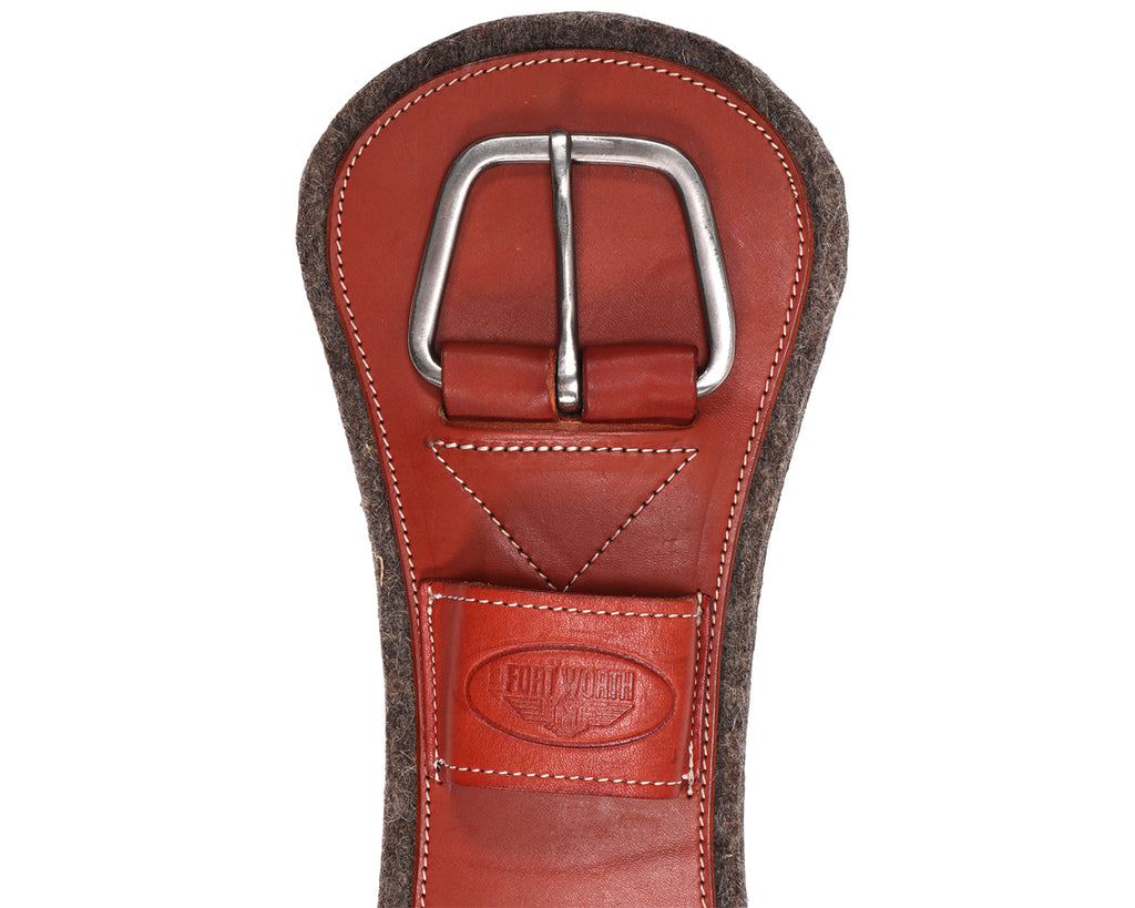 Fort Worth Leather Cinch w/Removable Felt Lining
