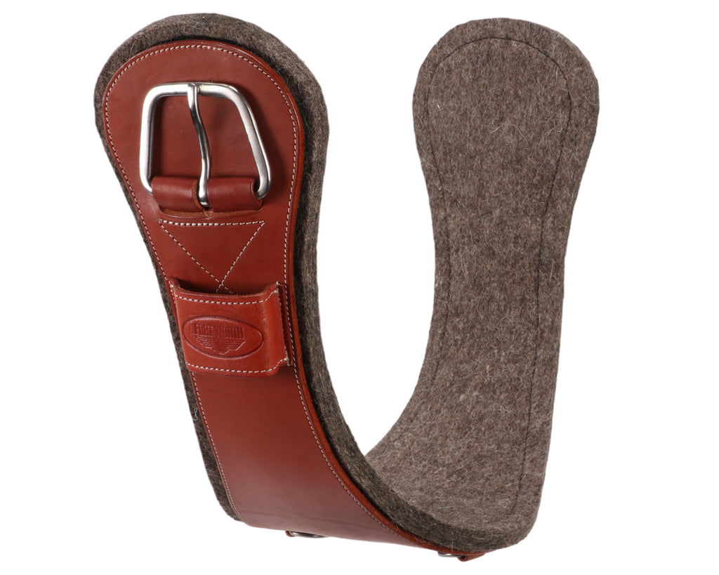 Fort Worth Leather Cinch w/Removable Felt Lining