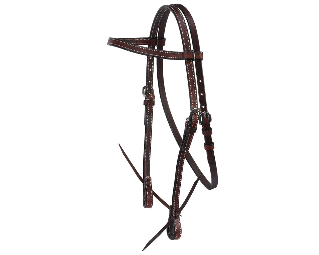 Fort Worth Work Headstall Tie Ends - Oily
