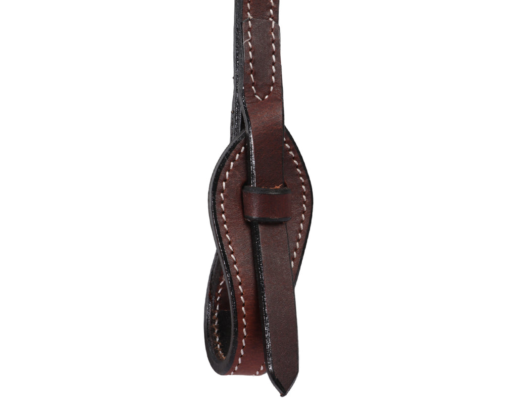 Fort Worth Work Headstall Quick Release - Oily Pull Up