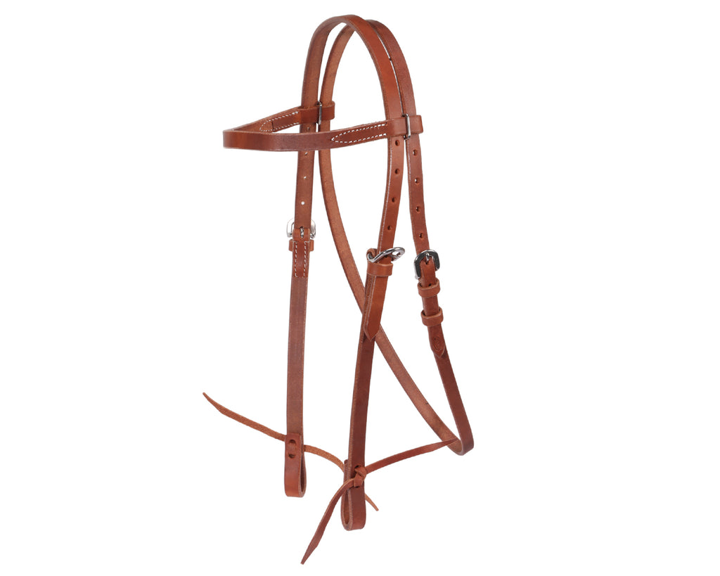 Fort Worth Work Headstall Chicago Screw Ends - Harness