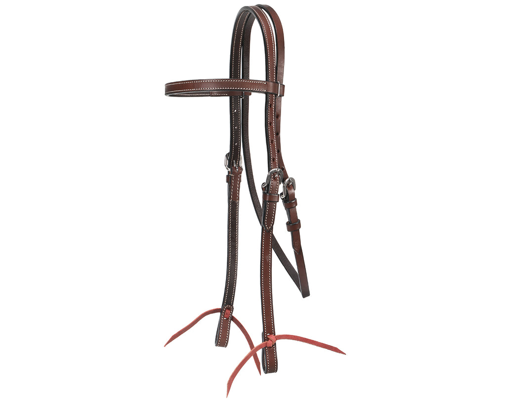 Fort Worth 5/8" Leather Headstall - crafted from premium American leather
