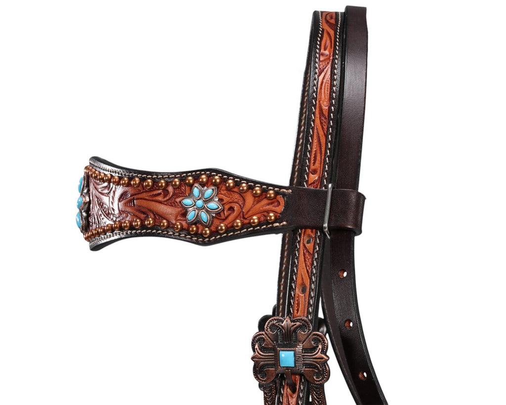 Fort Worth Wildflower Headstall