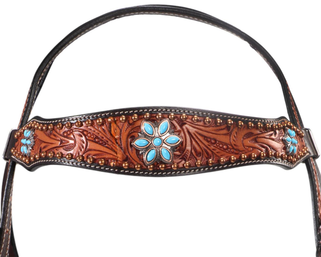 Fort Worth Wildflower Headstall