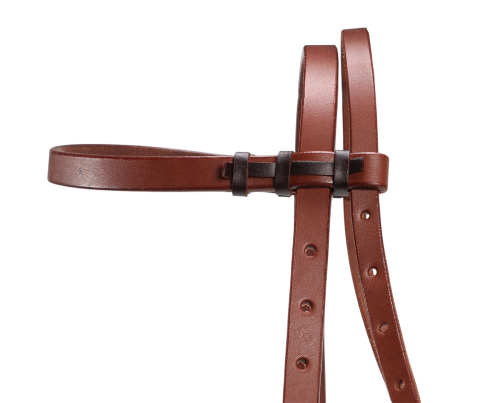Fort Worth Oily Headstall with Single Buckle - Harness
