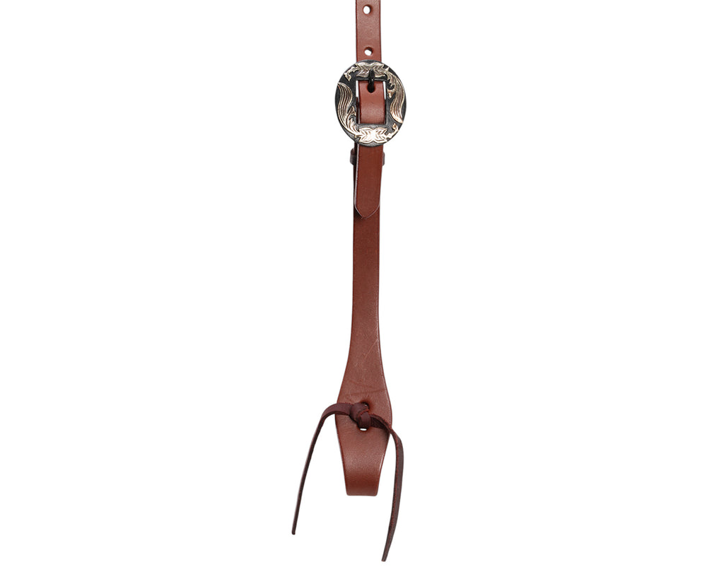 Fort Worth Oily Headstall with Single Buckle - Harness