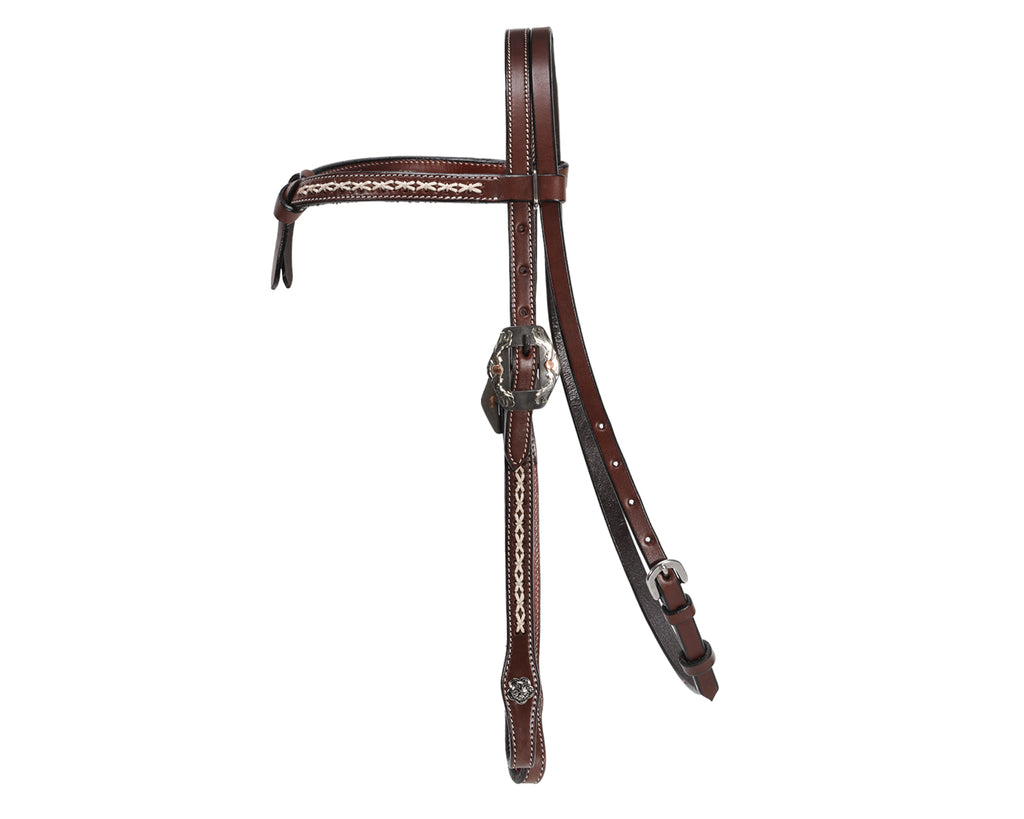 Fort Worth Aiyana Headstall with turquoise