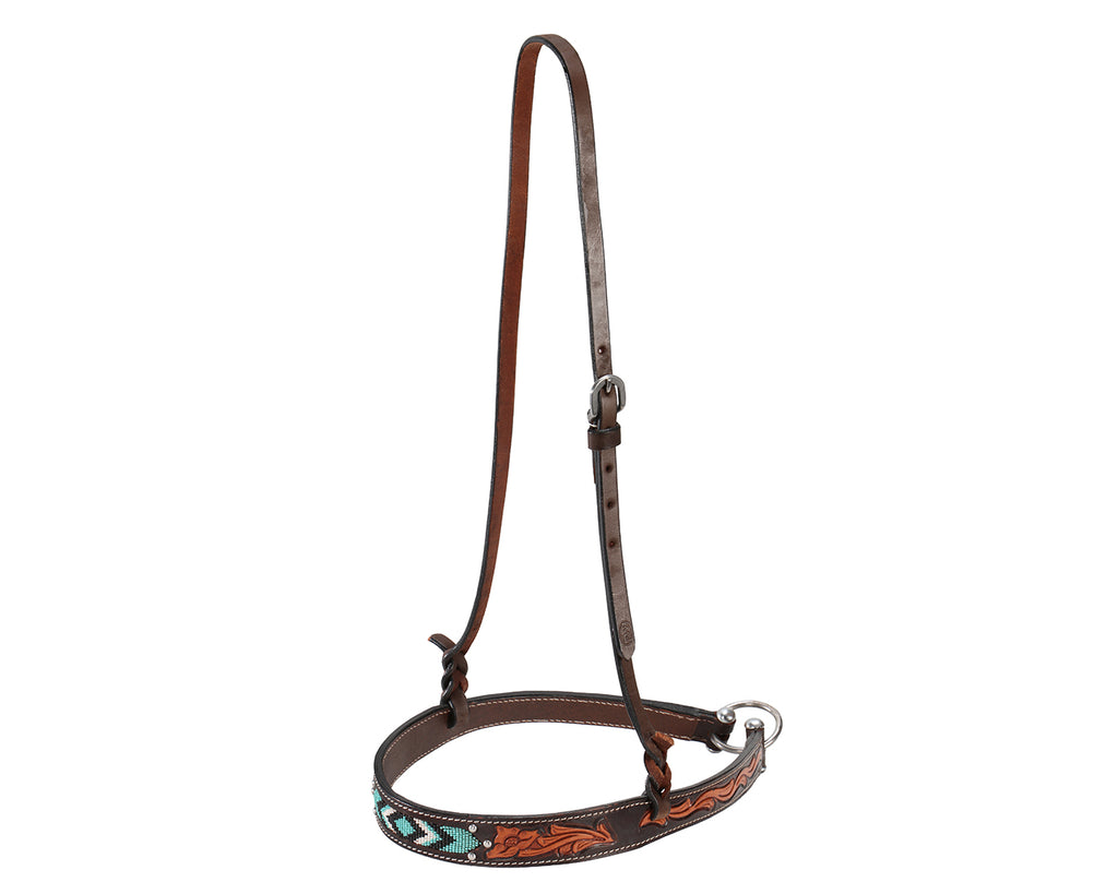 Fort Worth Turquoise Beaded Noseband