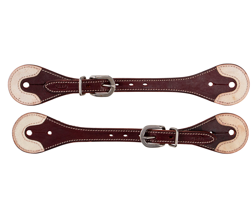 Fort Worth Rawhide End Spur Straps