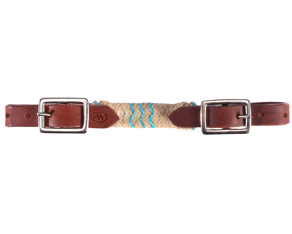 Fort Worth RW Flat Curb Strap - Turquoise