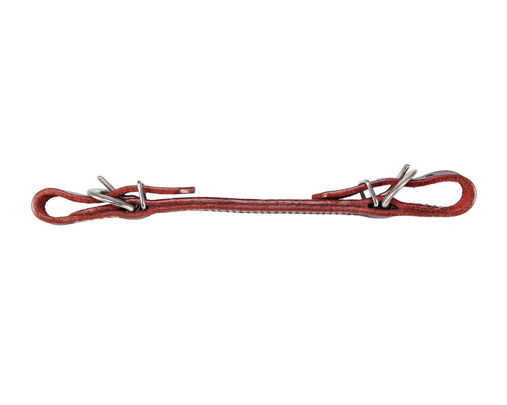 Flat Curb Strap made of durable leather for horse training and control. Shop at Greg Grant Saddlery.