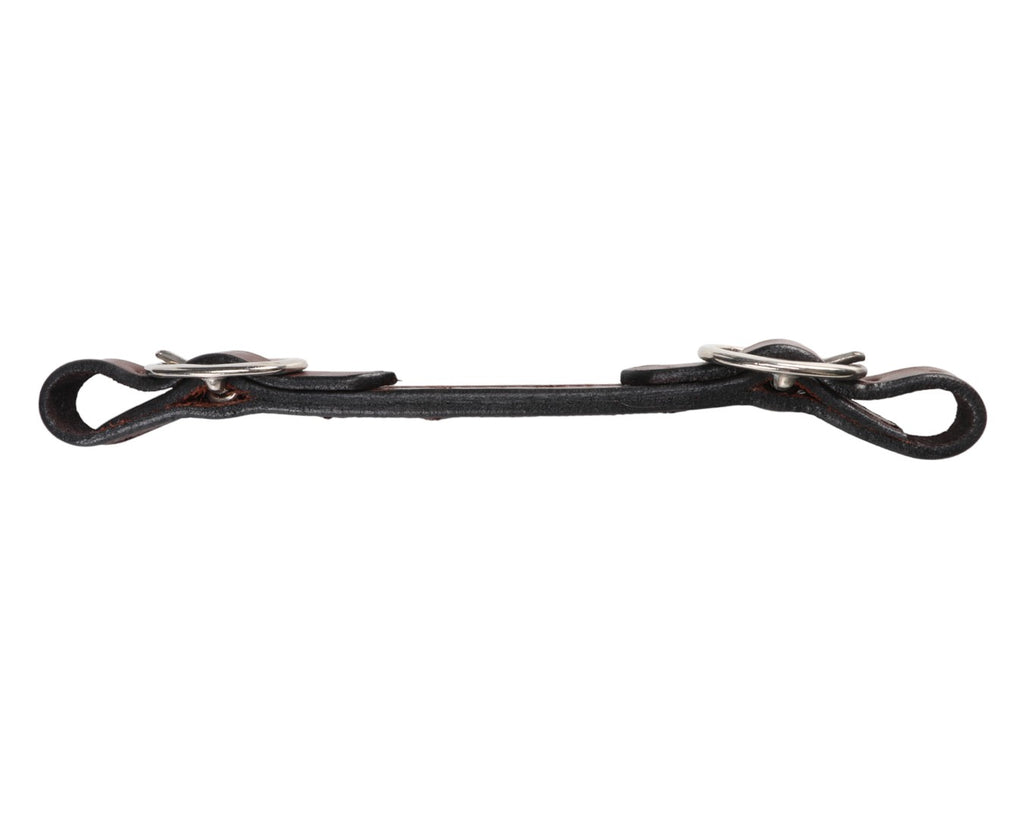 Fort Worth Flat Curb Strap - 5/8" made with Harness Leather