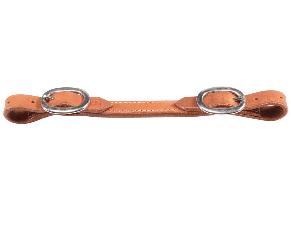 Fort Worth Flat Curb Strap - 5/8" made from Harness Leather