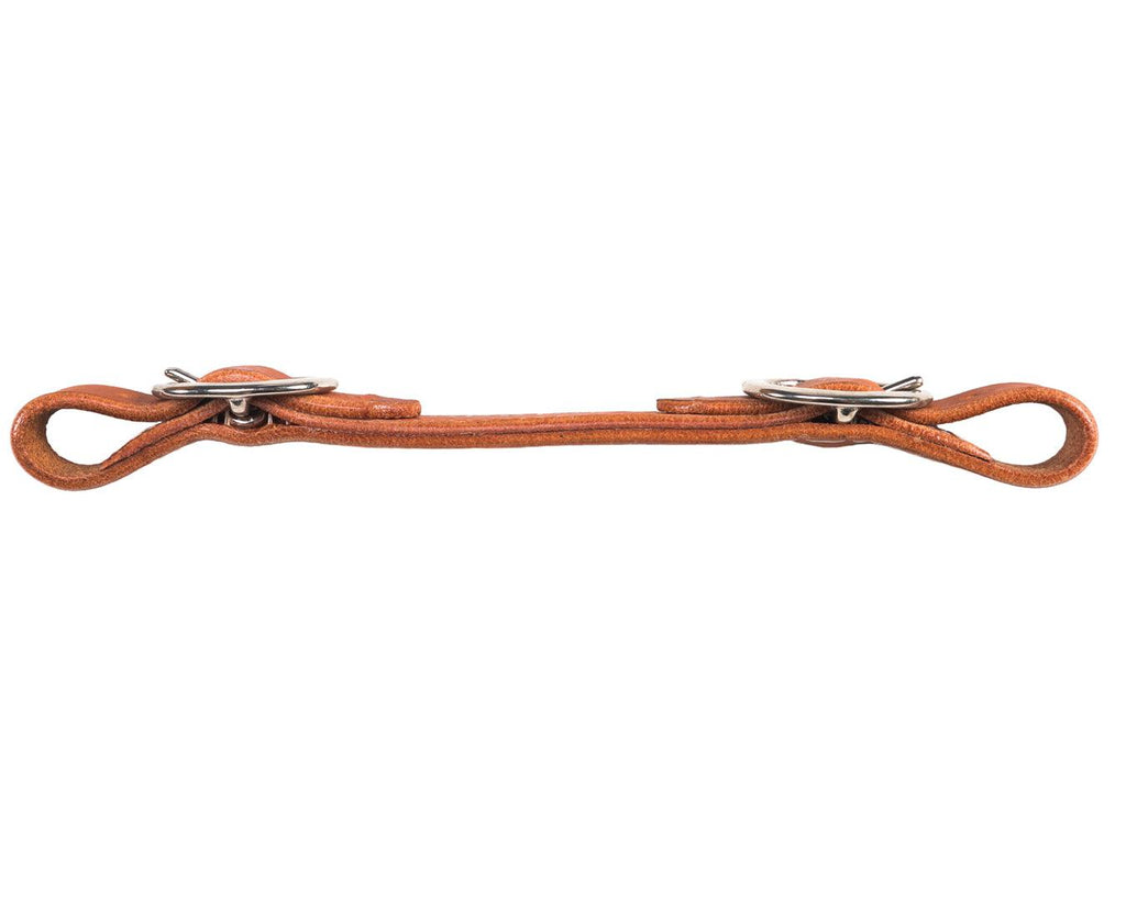 Fort Worth Flat Curb Strap - 5/8" made from Harness Leather