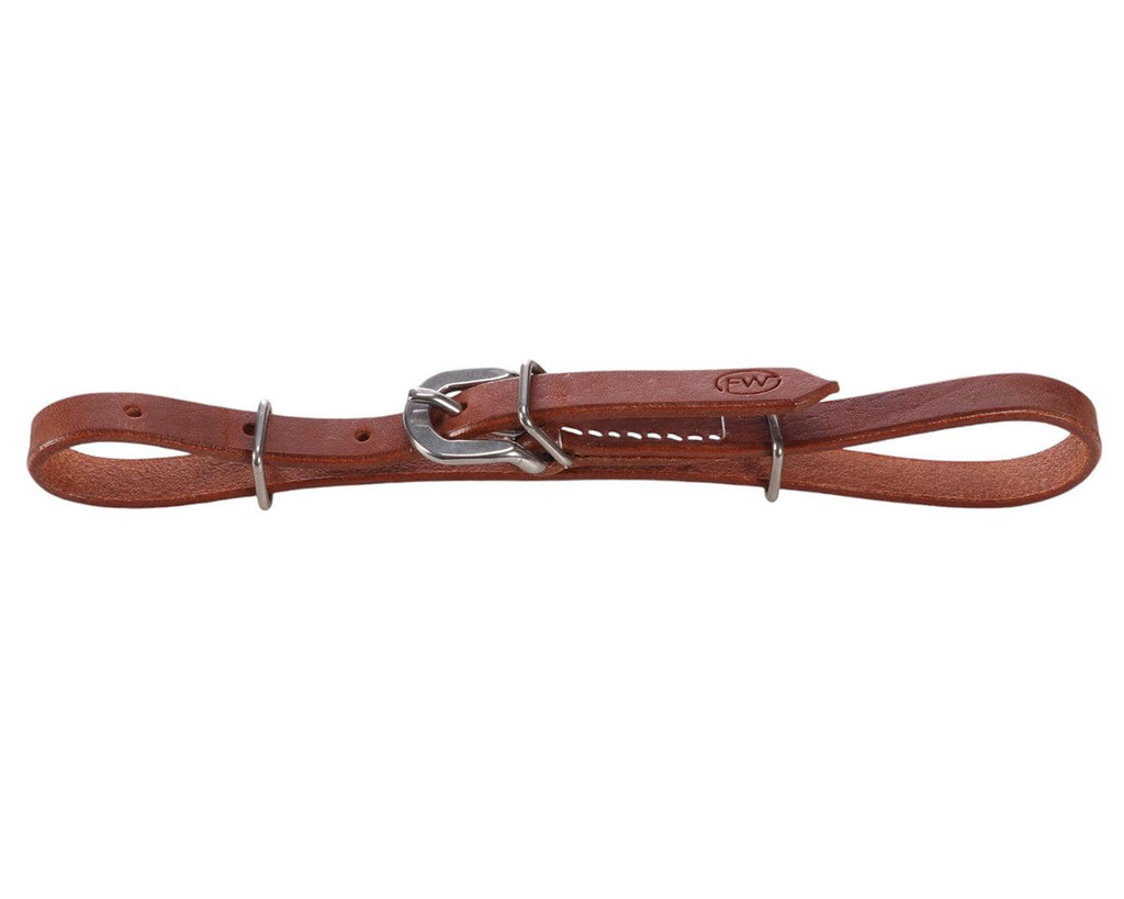 Fort Worth Straight Curb Strap - Harness Leather
