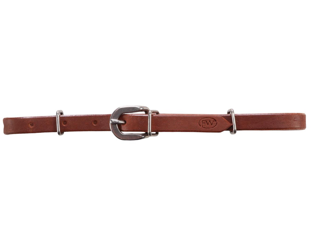 Fort Worth Straight Curb Strap - Harness Leather