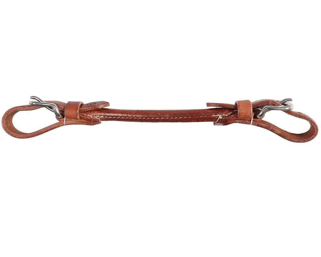 Fort Worth Rounded Curb Strap - Harness Leather