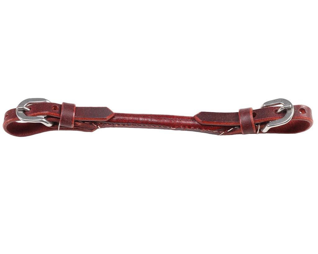 Fort Worth Rounded Curb Strap - Latigo Leather