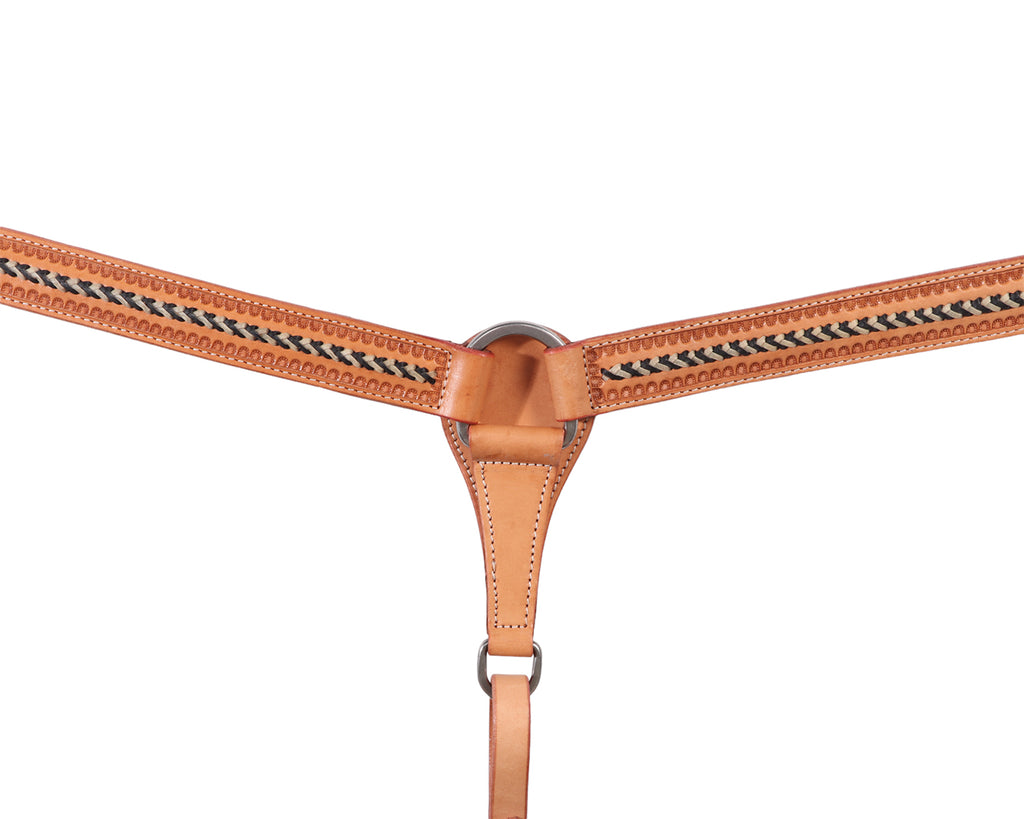 Fort Worth Tallulah Breastcollar - made from Natural Leather