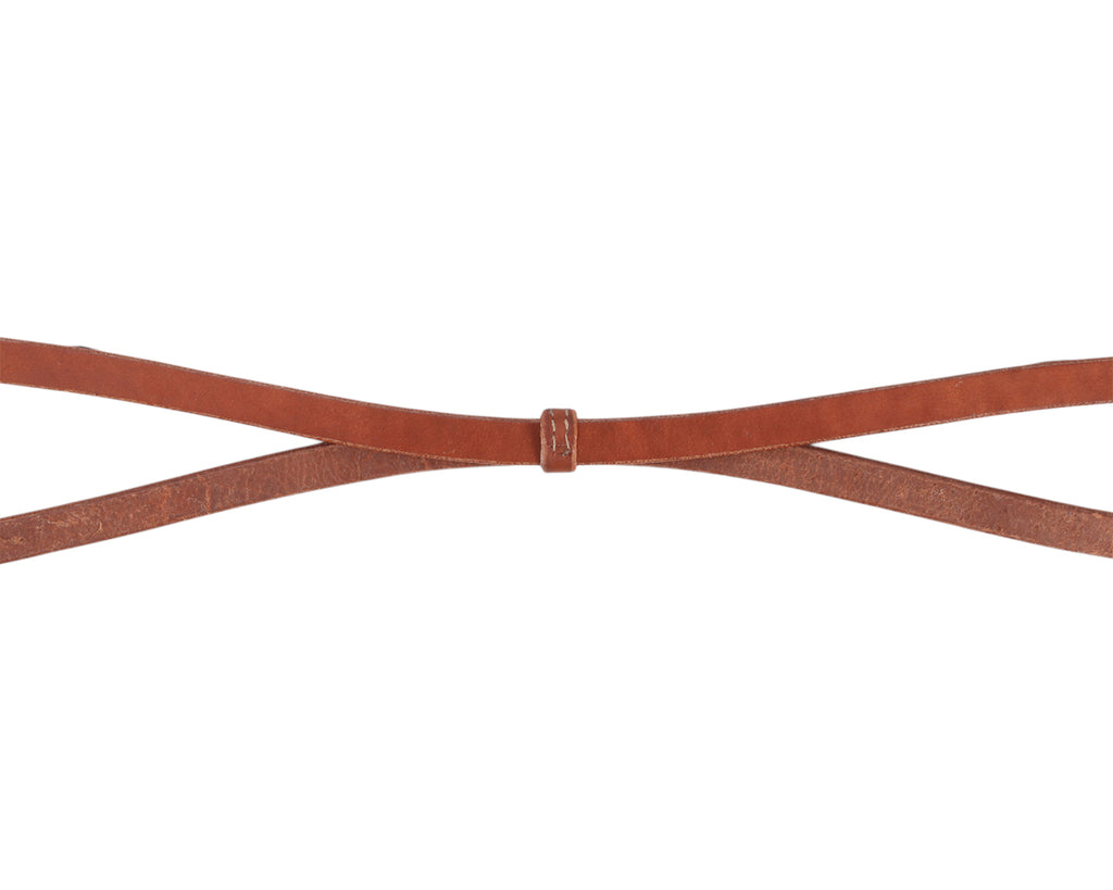 Split Reins with Leather Popper