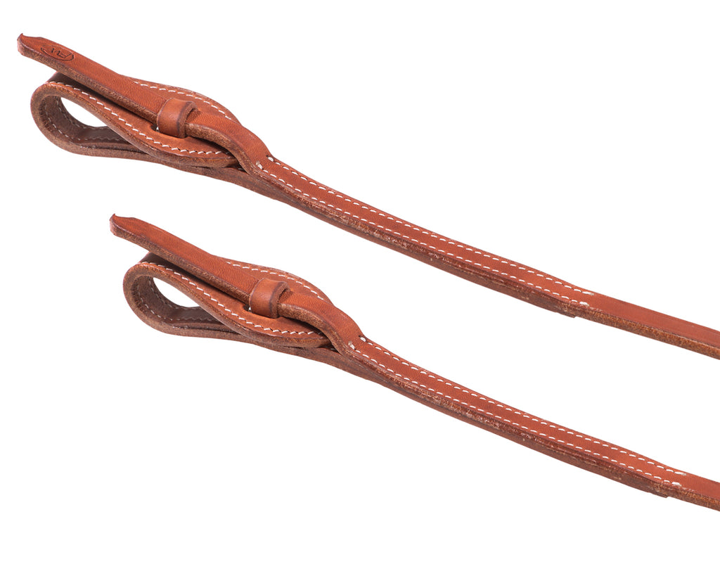 Fort Worth 1/2" Split Reins w/Quick Change Ends on a white background