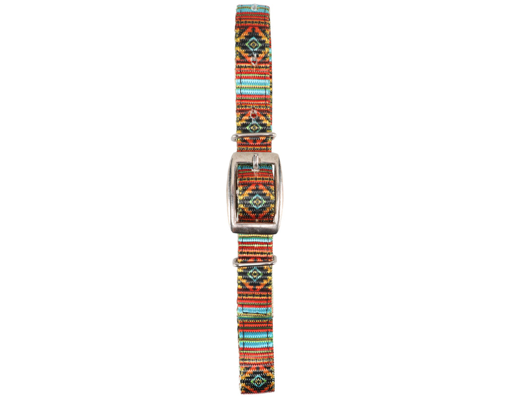 Fort Worth Printed Curb Chain Strap with aztec-inspired nicoma design