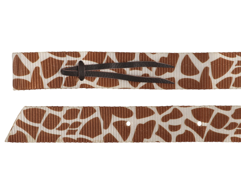 Fort Worth Printed 1Ply Tie Strap - Giraffe
