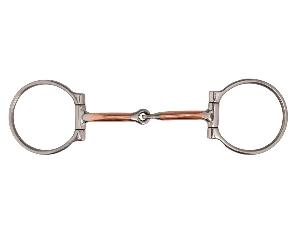 Fort Worth Copper Mouth Eggbutt Snaffle Bit
