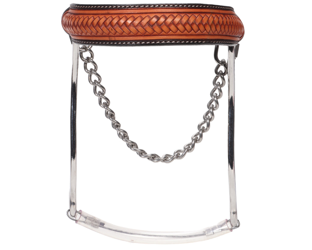 Fort Worth Stainless Steel Hackamore - Basket Weave