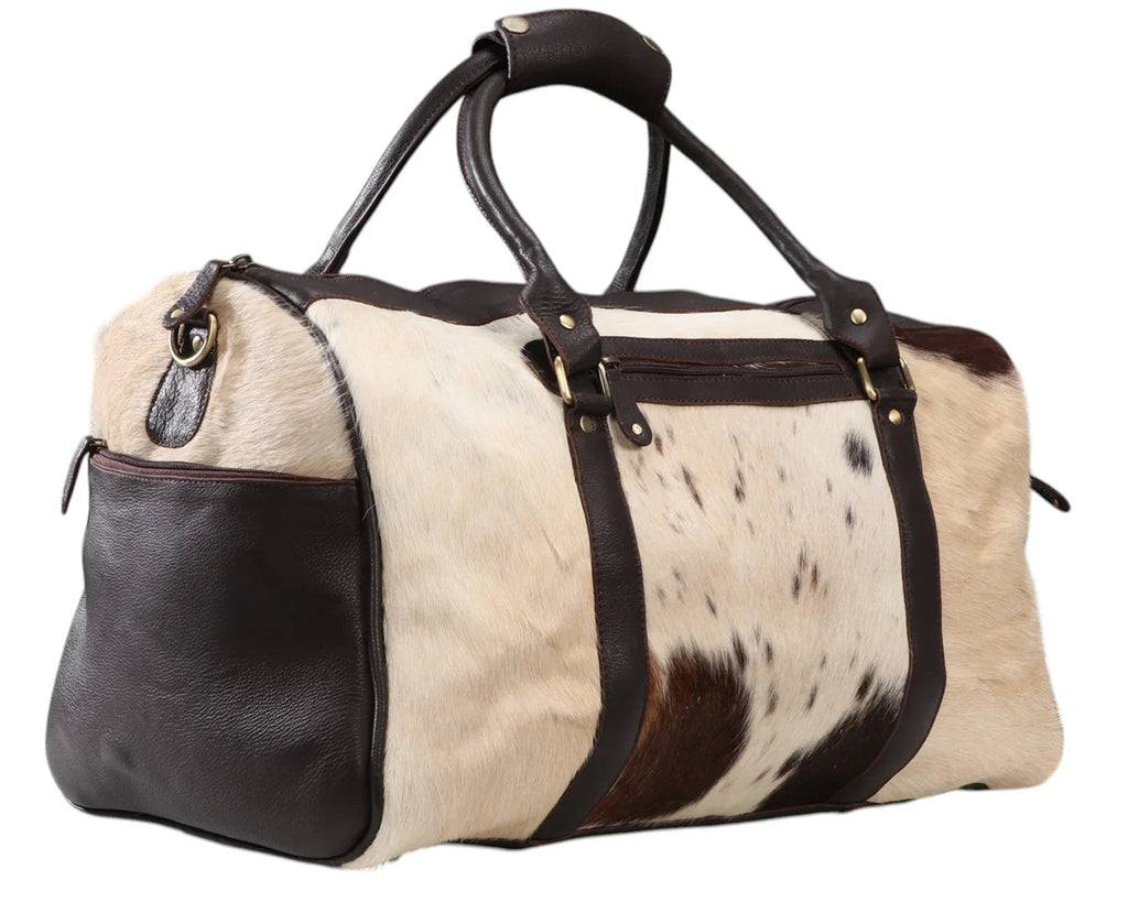 Fort Worth Cowhide Leather Duffle Bag