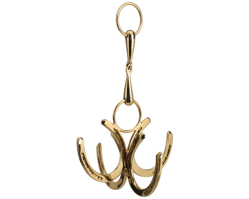 Horseshoe & Bit Wall Hooks made from Brass