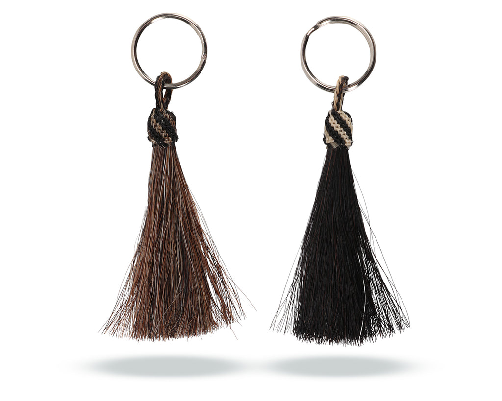 Horsehair Tassel Key Ring