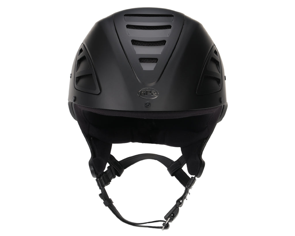 GPA 4S Jock Up Helmet TLS - thanks hanks to its rigid part at the back which extends the shell, the Hybrid chinstrap guarantees more extensive protection and better support for the helmet on the head.