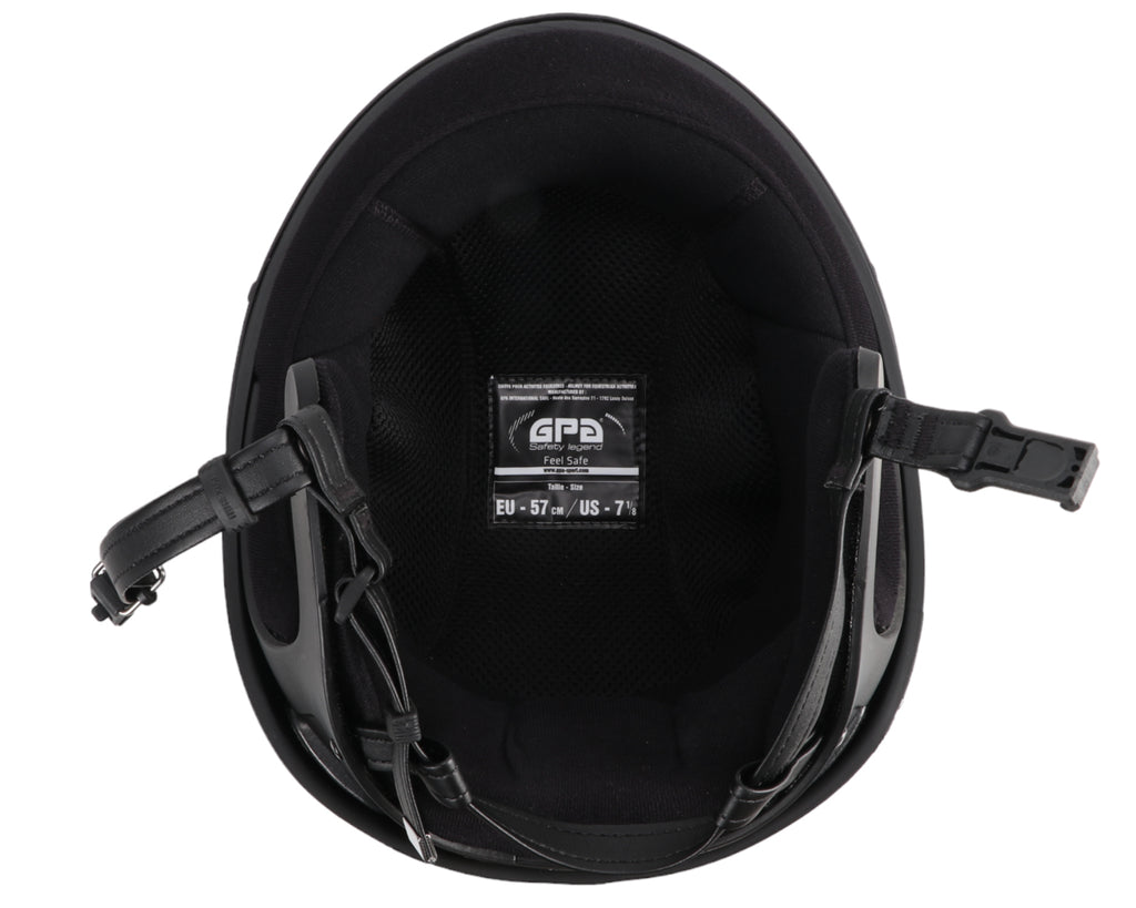 GPA 4S Jock Up Helmet TLS - the range of 4S helmets is designed from 4 elements whose sandwich superimposition gives remarkable damping ability, as well as better resistance to lateral compression