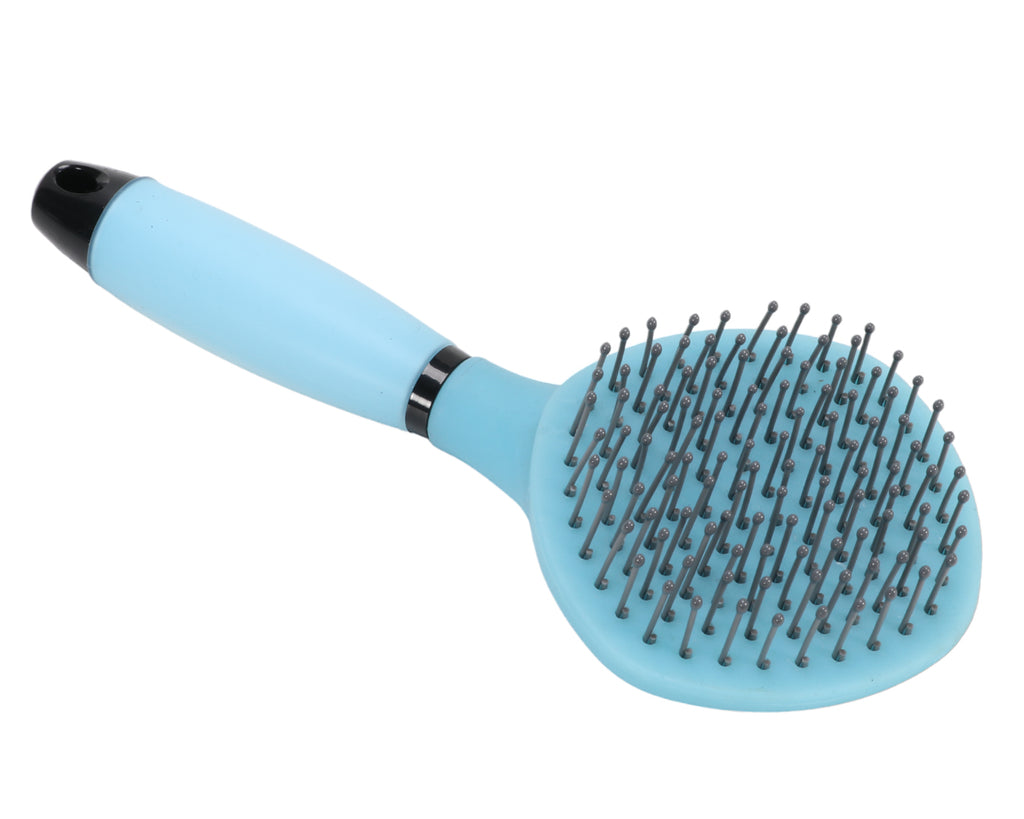 GelGrip Horse & Pony Mane & Tail Brush in Blue colour