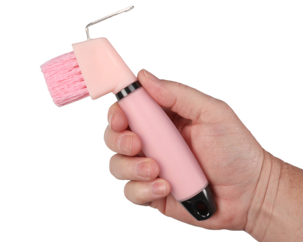 Gel Grip Hoof Pick - Pink