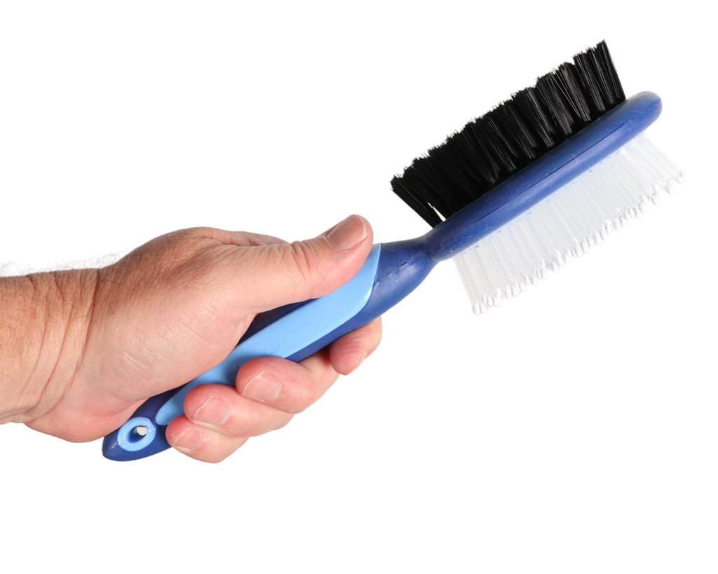 Showmaster 3-in-1 Mane, Tail & Coat Brush for grooming horses & ponies