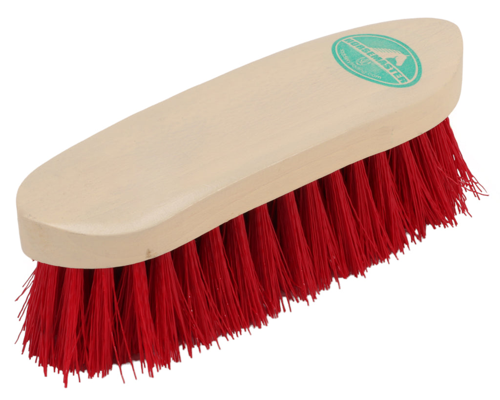 Horsemaster Red Fibre Dandy Brush - HorseMaster Brushes are a selected range which we have manufactured to a high standard at an affordable price