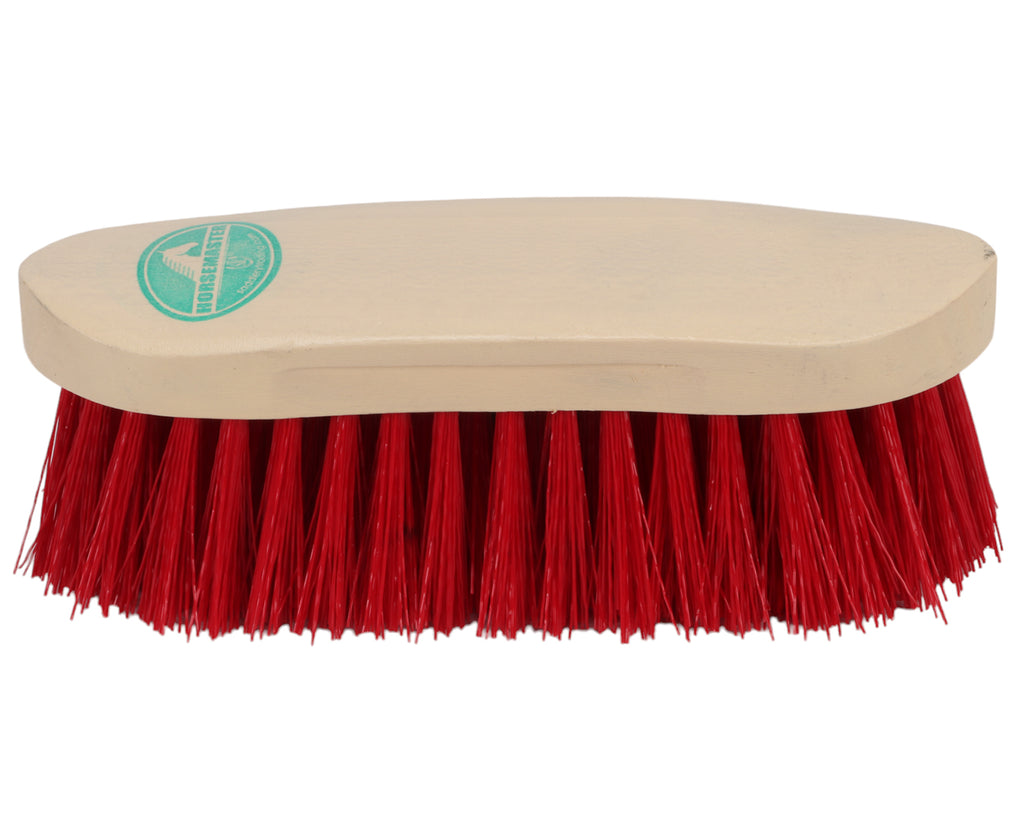 Horsemaster Red Fibre Dandy Brush - designed to last while keeping your horse or pony looking their best