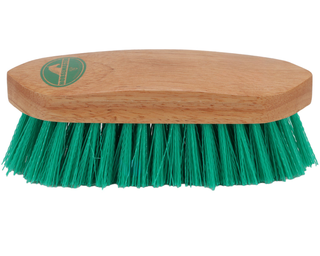 Horsemaster Soft Teal Dandy Brush - this stylish brush is the perfect addition to any equestrian's grooming kit