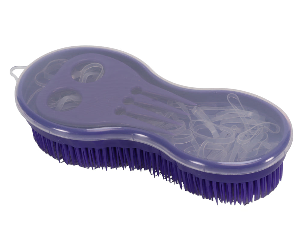 Fantasmic Genie Brush w/Comb and Banks Purple colour