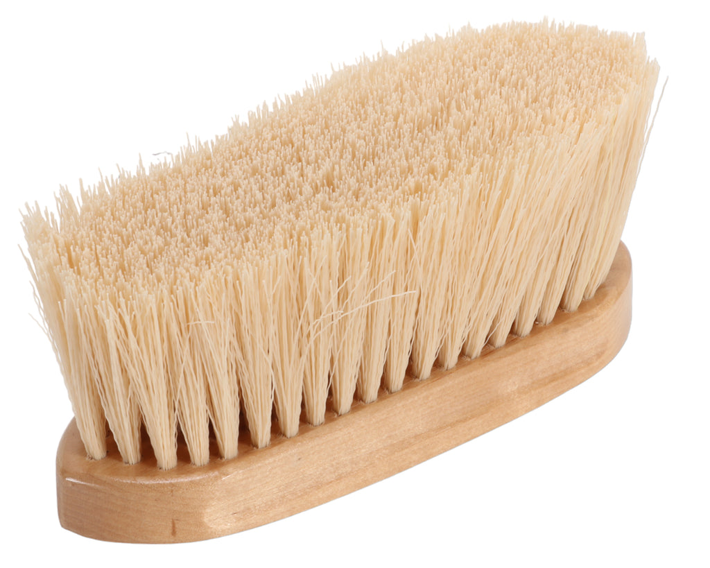 Equerry Super Whisk Dandy Brush for grooming horses and ponies, image shows bristles