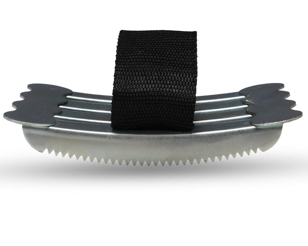 Metal Curry Comb with Hand Strap