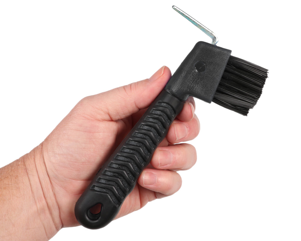 Soft-Grip Deluxe Hoof Pick - Black