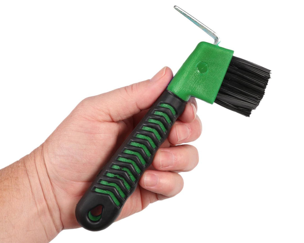 Soft-Grip Deluxe Hoof Pick - Green