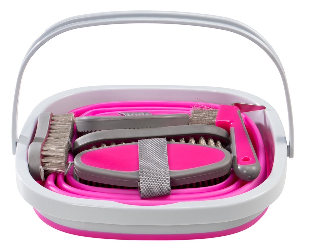 Showmaster Grooming Kit with Collapsible Bucket